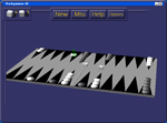 3D Backgammon game screenshot