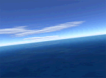 Flight Over Sea screensaver
